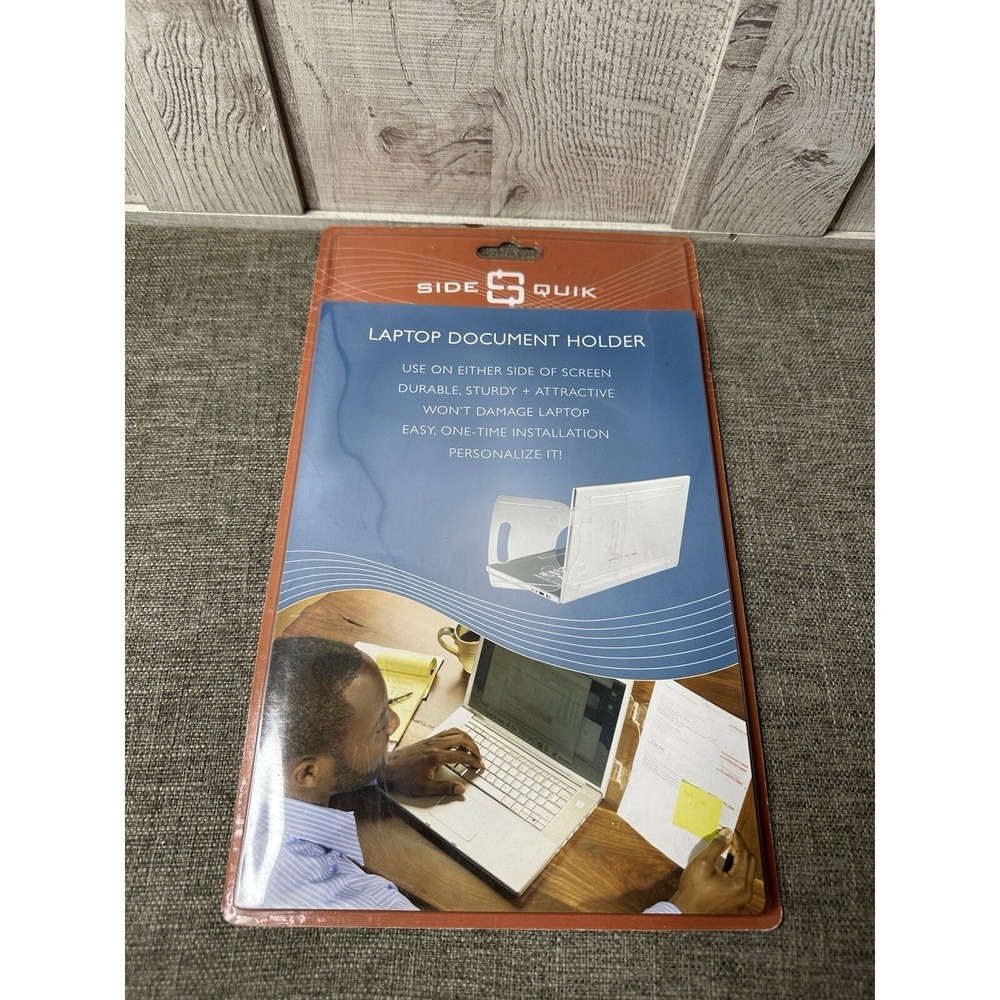 Side Quik Laptop Document Holder Durable Sturdy Easy Installation on Either Side